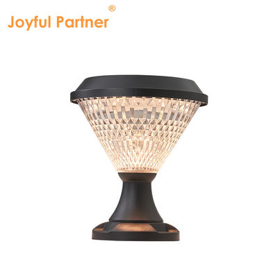 Solar Bollard Lights ABS Materiaal Polycrystalline Sloar Panels Epistar SMD DIA245mm IP65 APP Gecontroleerd waterdicht