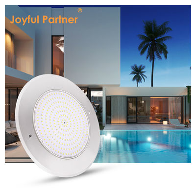 18W 316SS Onderwater wand gemonteerd LED zwembad licht 230MM DC12V 252pcs SMD2835 Warm White Constant spanning