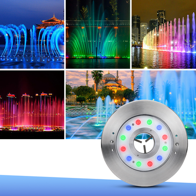 Hoge kracht IP68 waterdicht 12W 18W FONTAINE RGB LED licht met CE ROHS certificaten