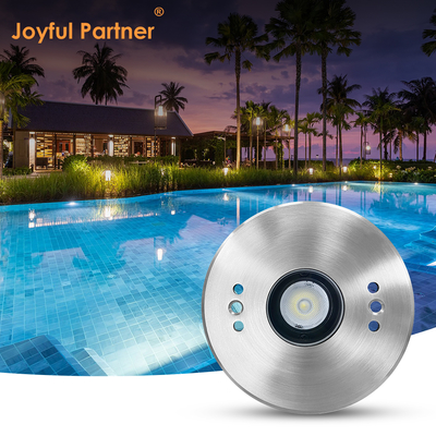 RGB Premium 1W / 2W / 3W Begraven LED Onderwaterlichten DMX Control 316L roestvrij staal voor zwembaden