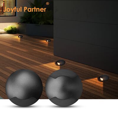 Zijzicht Ondergrondse Lamp 12V-24V DC IP67 Aluminium Behuizing DIA60MM Eén Twee Zijdig