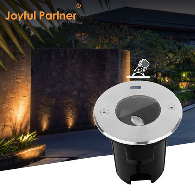 Buiten AC220V Inground Lamp DIA95MM Deep Anti Glare 3W COB Model Met Zwarte ABS Sleeve