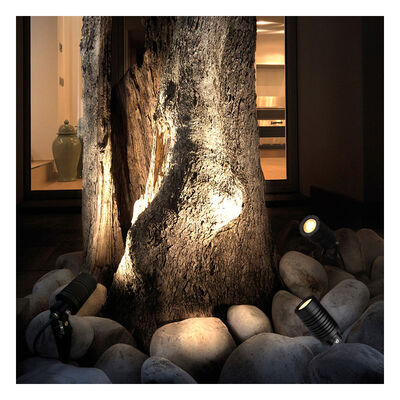 LED-tuinspotlichten IP65 14W COB DC24V LED DIA68MM 2700K Warm witte anti-glans hoed voor tuinverlichting