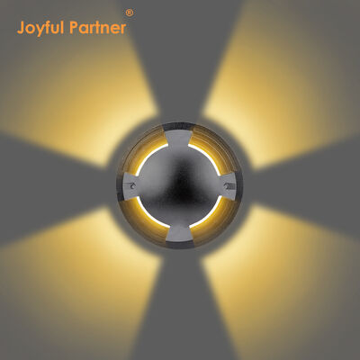 Side Emitting Inground Light Roastless Steel Cover 10W OSRAM SMD DIA 172MM Met ABS Mouting Sleeves